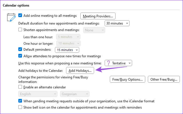 كيفية إضافة وإزالة العطل في تقويم Outlook على الهاتف المحمول وسطح المكتب - %categories