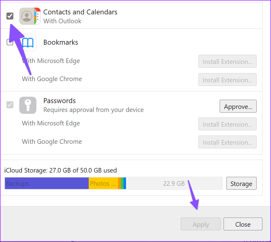 add-iCloud-Email-to-Outlook-22 كيفية ربط بريد iCloud الإلكتروني ببرنامج Outlook