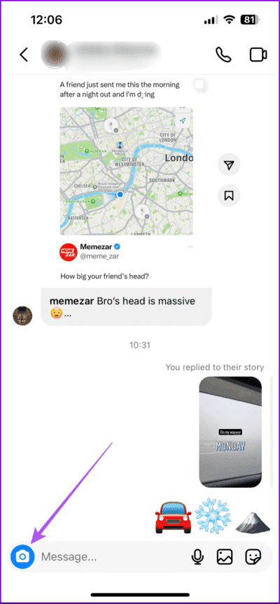add-media-instagram-chat-mobile-712x1536-1 كيفية استخدام وضع الكاميرا المزدوجة على Instagram