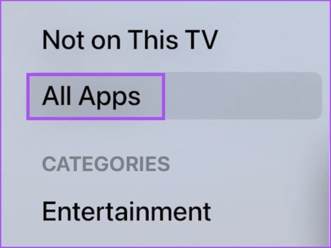 all-apps-app-store-apple-tv-4k أفضل 7 إصلاحات لعدم عمل الترجمة على Crunchyroll على الهاتف المحمول وسطح المكتب وApple TV