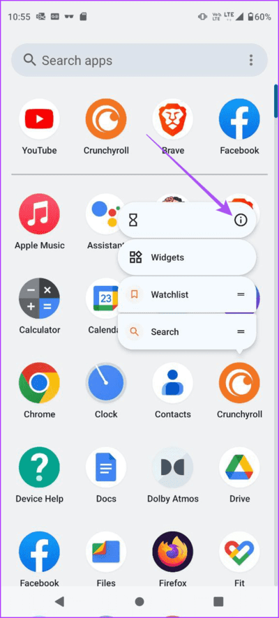 app-info-crunchyroll-app-android-1 أفضل 7 إصلاحات لعدم عمل الترجمة على Crunchyroll على الهاتف المحمول وسطح المكتب وApple TV
