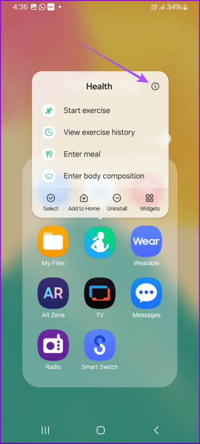 app-info-samsung-health-app-692x1536-1 أفضل 8 إصلاحات لعدم تتبع الخطوات على تطبيق Samsung Health في هواتف Samsung Galaxy