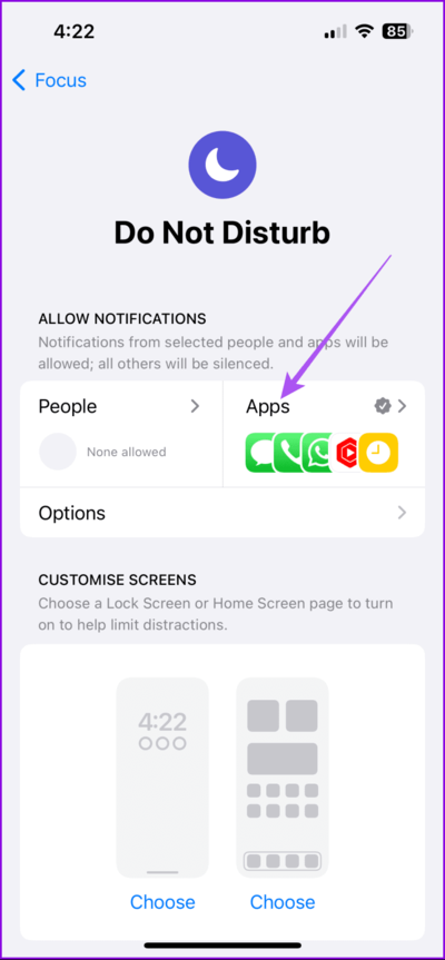 apps-do-not-disturb-iphone-1-712x1536-1 أفضل 5 إصلاحات لعدم عمل إشعارات تطبيق Netflix على iPhone وAndroid