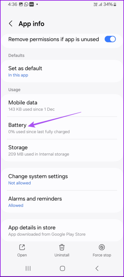 battery-app-info-samsung-health-app-692x1536-1 أفضل 8 إصلاحات لعدم تتبع الخطوات على تطبيق Samsung Health في هواتف Samsung Galaxy