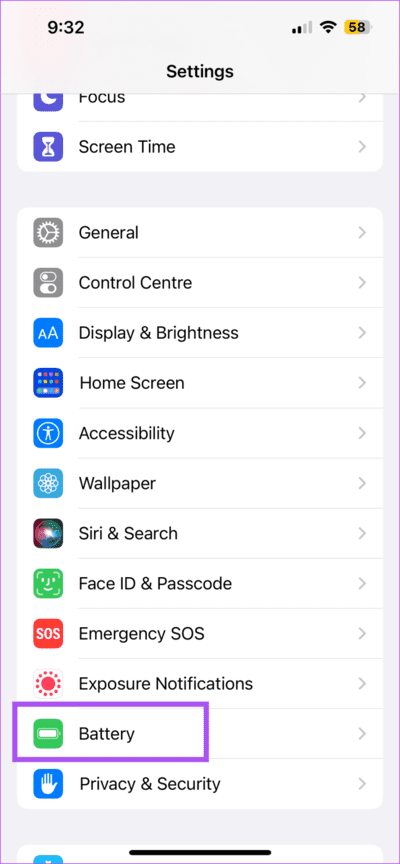battery-settings-iphone-711x1536-1 أفضل 7 إصلاحات لعدم تشغيل فيديو بدقة عالية في Amazon Prime على iPhone وAndroid