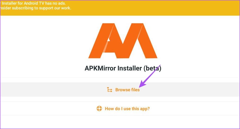 browse-files-apkmirror-google-tv أفضل 7 إصلاحات لعدم تنزيل التطبيقات على Chromecast (Google TV)