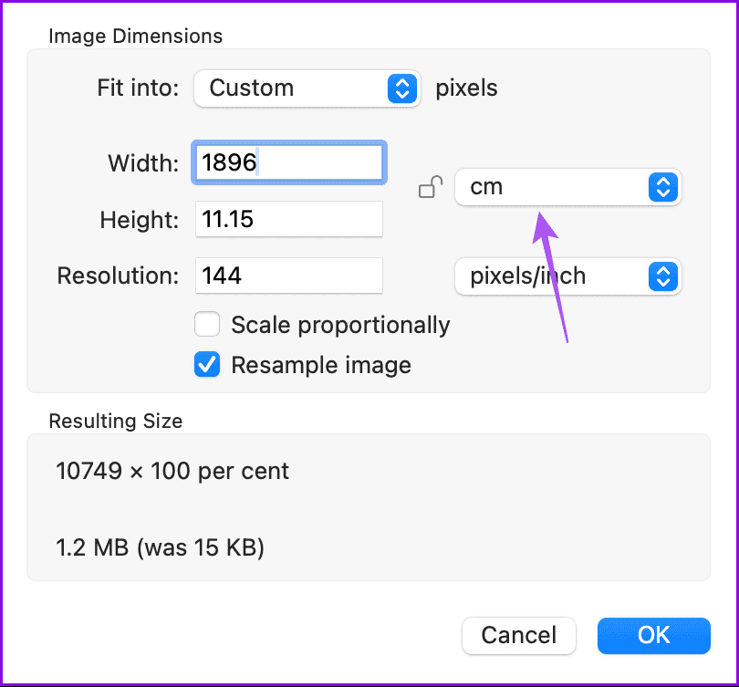 change-dimension-preview-mac 4 أفضل الطرق لطباعة جهات الاتصال من iPhone