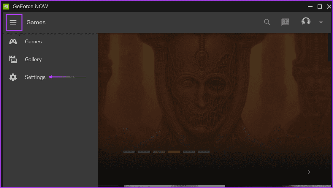 change-server-geforce-now أفضل 9 طرق لإصلاح رمز خطأ GeForce NOW 0x800b1004 في Windows 11