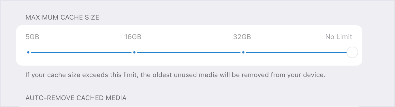 change-telegram-cache-size-desktop أفضل 8 إصلاحات لعدم عمل ملفات GIF في Telegram على الهاتف المحمول وسطح المكتب
