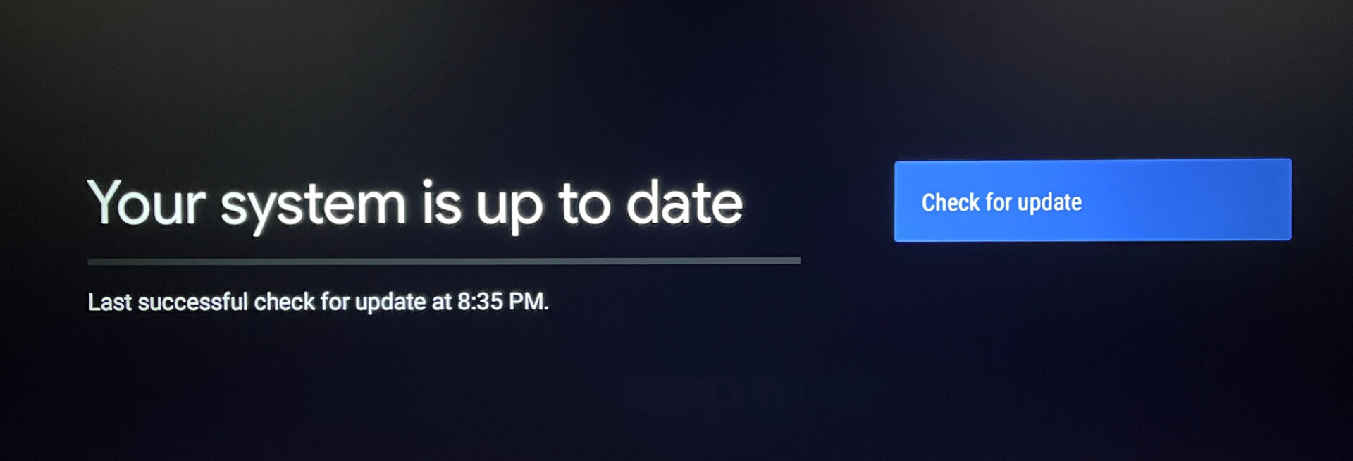 check-for-android-tv-update 11 إصلاحات لخطأ "عذرًا، لم نتمكن من الوصول إلى خدمة Netflix"