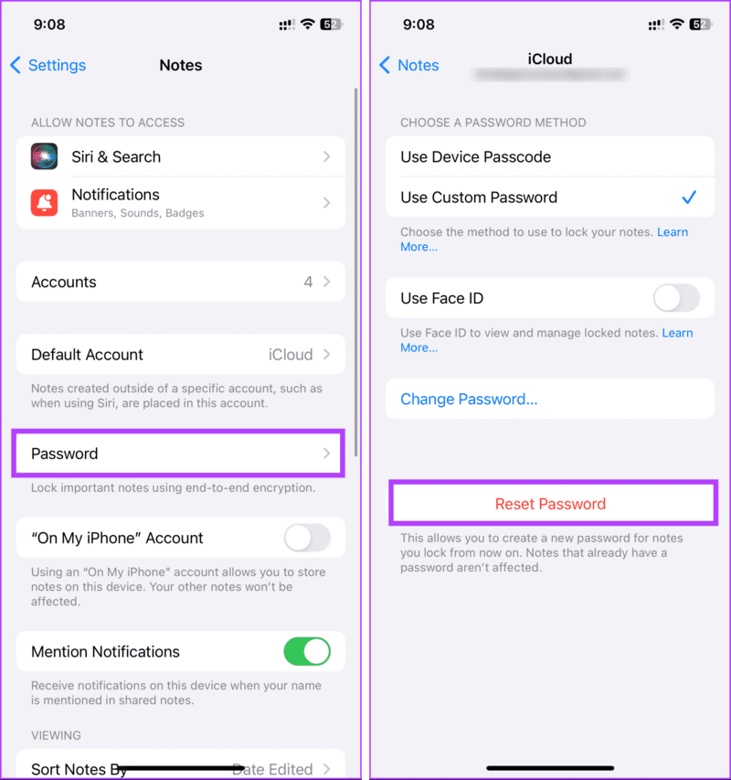 choose-the-Reset-Password-button-1920x2048-1 كيفية فتح Notes عند نسيان كلمة المرور على أجهزة Mac وiPhone