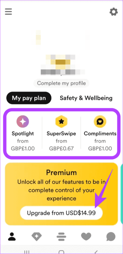 choose-the-plan-from-1-2 هل يستحق Bumble Premium العناء: تكلفة الاشتراك والميزات والمزيد
