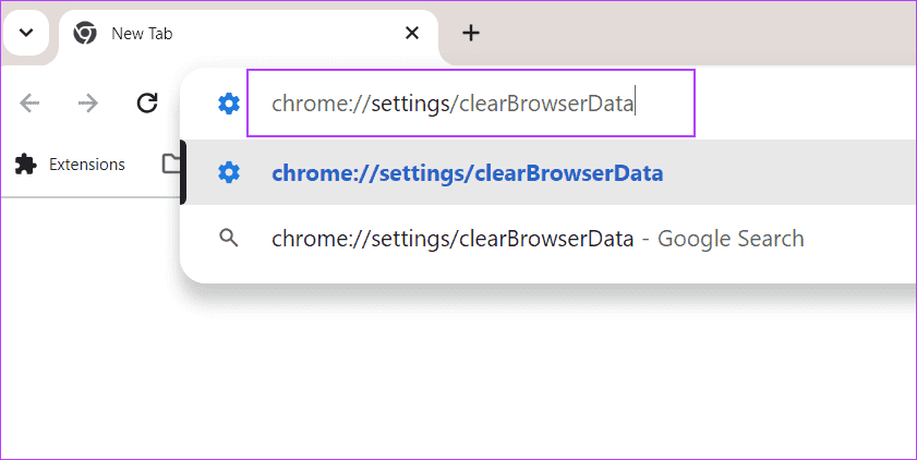 clear-browser-data أفضل 10 إصلاحات لمشكلة "لا يمكن الوصول إلى صفحة إدارة جهاز التوجيه" على Windows 11