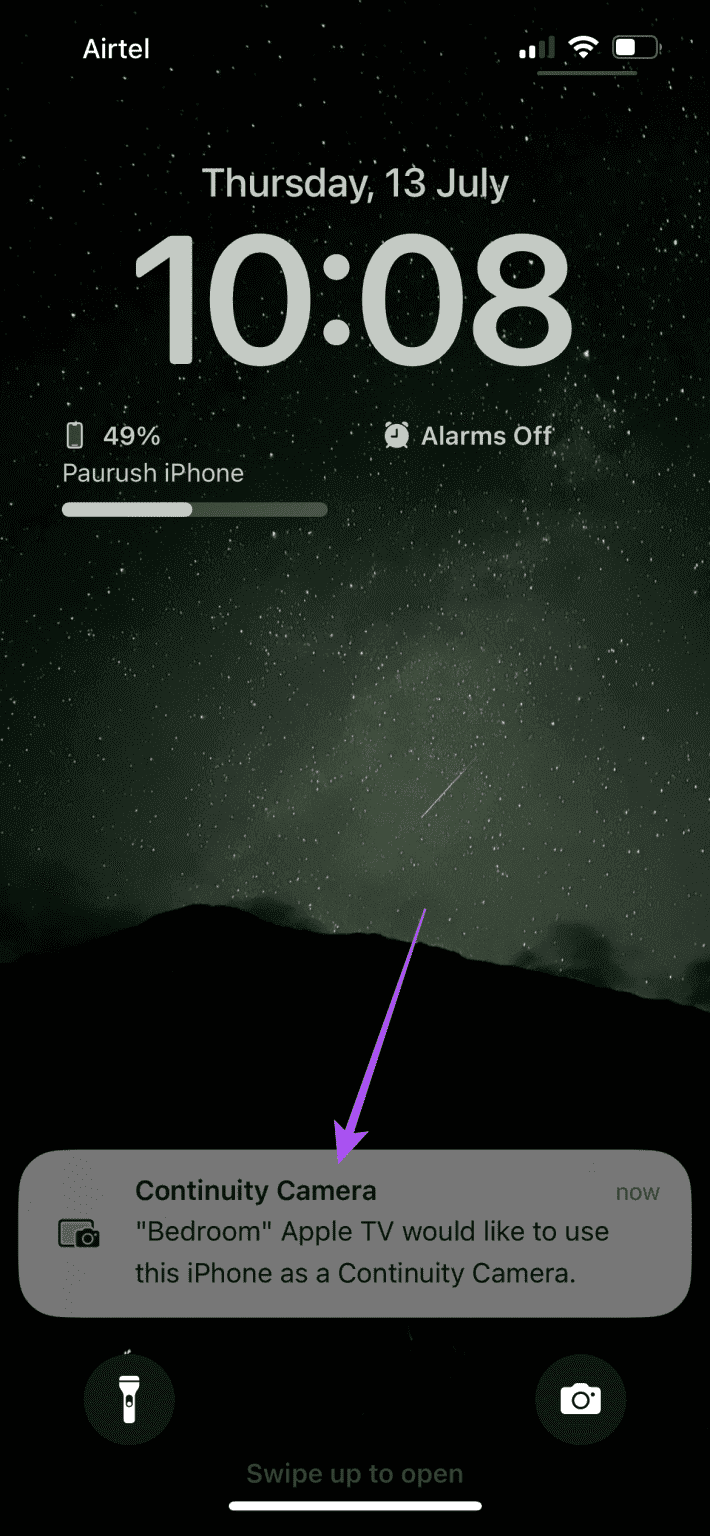 continuity-camera-iphone-lock-screen-710x1536-1 كيفية استخدام تطبيق Zoom على Apple TV 4K