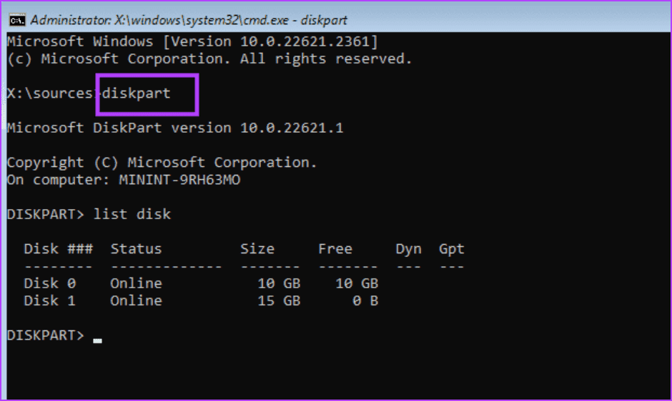 convert-to-GPT أفضل 6 إصلاحات لخطأ تثبيت Windows "لم نتمكن من إنشاء قسم جديد"