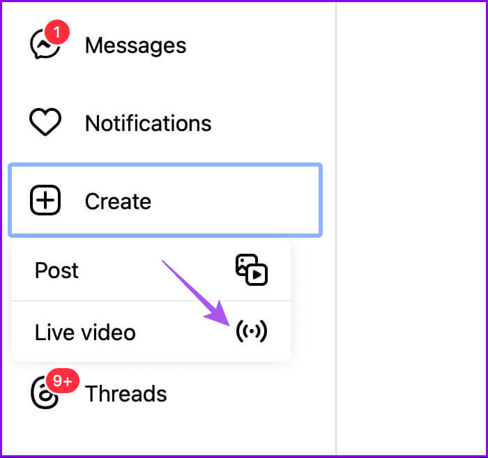 create-live-video-instagram-web كيفية البث المباشر على Instagram على الهاتف المحمول وسطح المكتب
