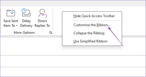 customize-ribbon-outlook-windows كيفية تشفير رسائل البريد الإلكتروني في Microsoft Outlook