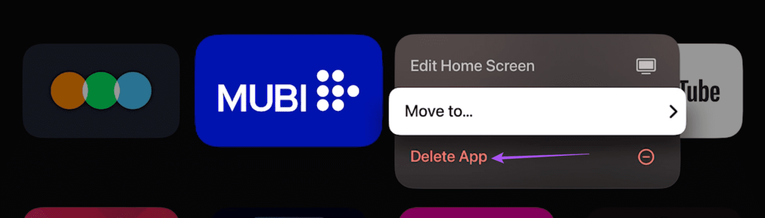 delete-app-apple-tv-1536x438-1 أفضل 6 إصلاحات لعدم عمل الإشعارات على Apple TV