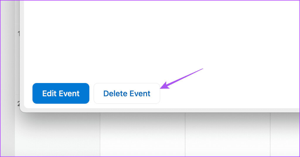 delete-event-from-outlook-calendar-app-mac-1024x537-1 كيفية إضافة وإزالة العطل في تقويم Outlook على الهاتف المحمول وسطح المكتب