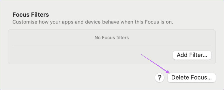 delete-focus-mac-750x303-1 أفضل 7 إصلاحات لعدم عمل وضع التركيز على أجهزة iPhone وiPad وMac