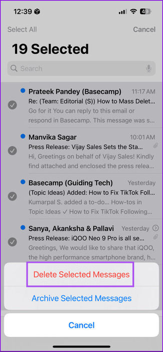 delete-selected-messages-mail-app-iphone-475x1024-1 كيفية حذف رسائل البريد الإلكتروني بشكل جماعي في Apple Mail