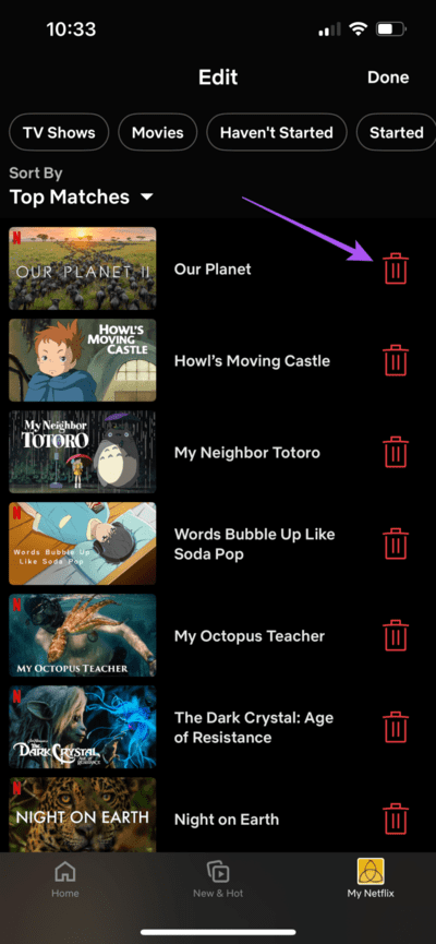 delete-title-my-list-my-netflix-tab-710x1536-1 كيفية استخدام علامة تبويب Netflix الخاصة بي في تطبيق Netflix على iPhone وAndroid