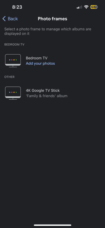 device-name-photo-frames-google-photos-settings-710x1536-1 أفضل 6 إصلاحات لعدم ظهور Google Photos في الوضع المحيطي على Google TV