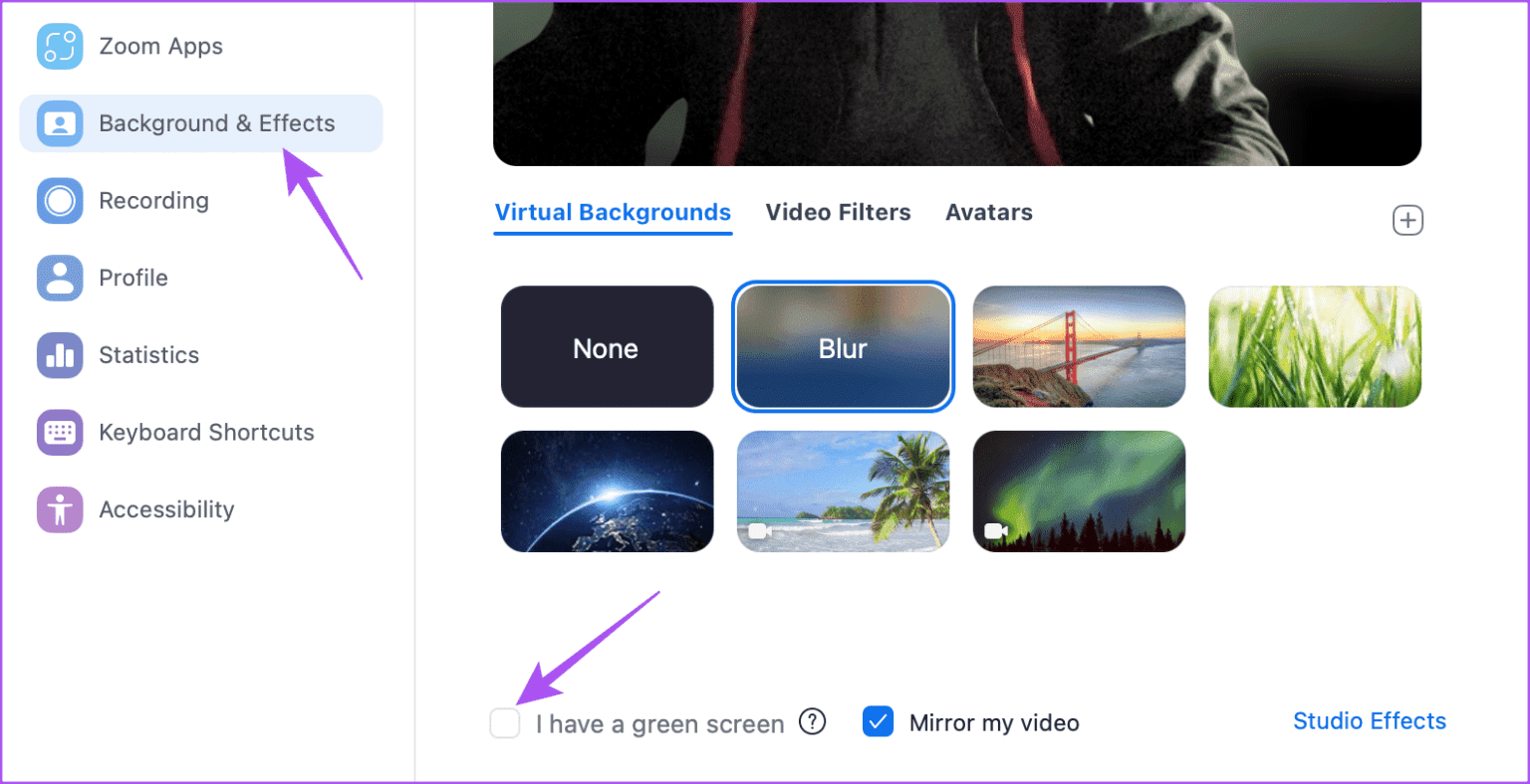 disable-green-screen-on-zoom-desktop-1536x788-1 أفضل 6 إصلاحات لعدم عمل ضبابية الخلفية في تطبيق Zoom
