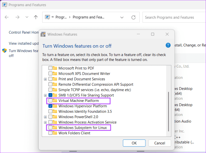 disable-virtualization-features-2 أفضل 6 إصلاحات لخطأ VirtualBox "Vt-X غير متوفر" في Windows