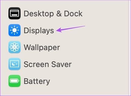 displays-settings-mac كيفية توصيل جهاز MacBook بالتلفزيون – سلكيًا ولاسلكيًا