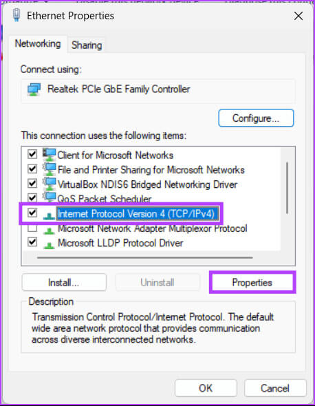 double-click-on-Internet-Protocol-Version-4 7 طرق لإصلاح رمز خطأ Steam 107