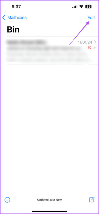 edit-bin-apple-mail-iphone-473x1024-1 كيفية حذف رسائل البريد الإلكتروني بشكل جماعي في Apple Mail