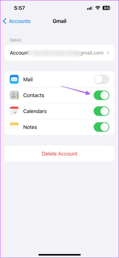 enable-contact-sync-gmail-account-iphone-710x1536-1 4 أفضل الطرق لطباعة جهات الاتصال من iPhone