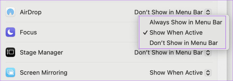 enable-focus-mode-for-control-centre-mac-750x263-1 أفضل 7 إصلاحات لعدم عمل وضع التركيز على أجهزة iPhone وiPad وMac