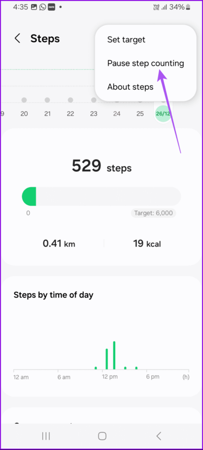 enable-step-counting-samsung-health-app-692x1536-1 أفضل 8 إصلاحات لعدم تتبع الخطوات على تطبيق Samsung Health في هواتف Samsung Galaxy