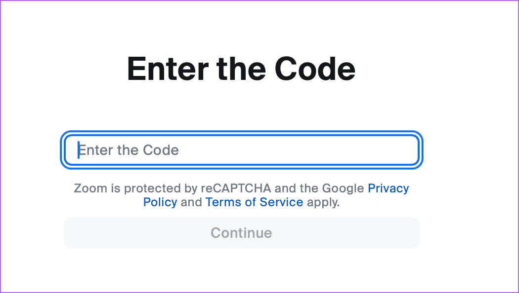 enter-captcha-to-login-zoom كيفية استخدام تطبيق Zoom على Apple TV 4K