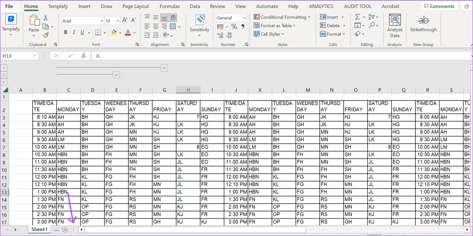 كيفية إصلاح عدم ظهور علامات تبويب ورقة عمل Excel - %categories