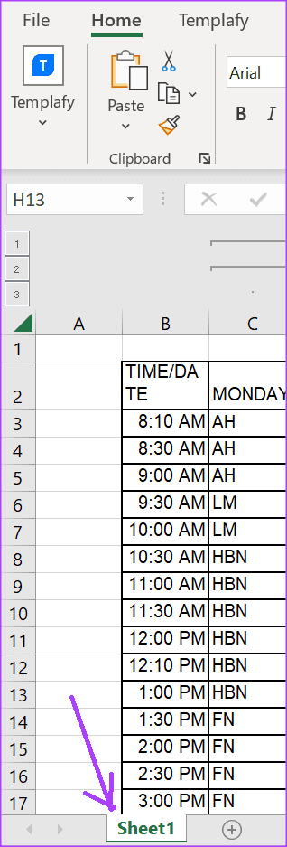 fix-excel-worksheet-tabs-missing-or-not-showing-13 كيفية إصلاح عدم ظهور علامات تبويب ورقة عمل Excel