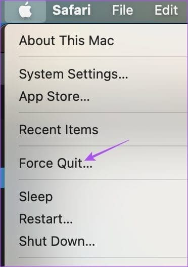 force-quit-system-settings-mac-3 أفضل 6 إصلاحات لعدم عمل ضبابية الخلفية في تطبيق Zoom