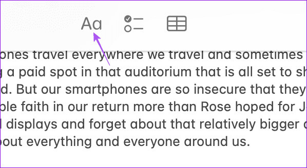 format-notes-app-mac كيفية استخدام علامات الاقتباس المحظورة في تطبيق Notes على iPhone وiPad وMac