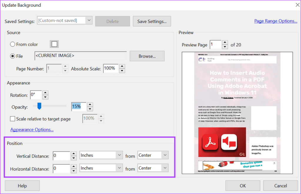 Adobe Screen.pdf كيفية إضافة وتحرير خلفية PDF باستخدام Adobe Acrobat | أحلى هاوم