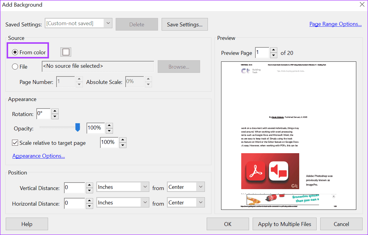 how-to-add-edit-pdf-background-using-adobe-acrobat-7 كيفية إضافة وتحرير خلفية PDF باستخدام Adobe Acrobat