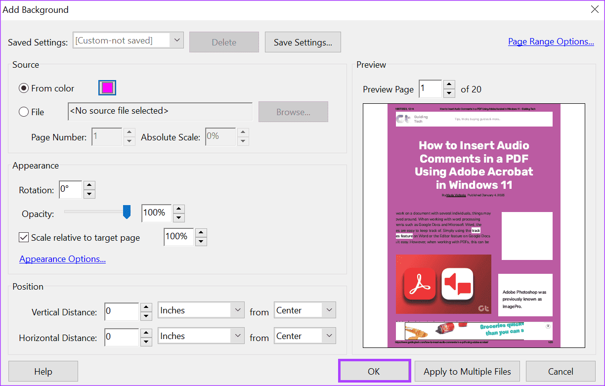 how-to-add-edit-pdf-background-using-adobe-acrobat-9 كيفية إضافة وتحرير خلفية PDF باستخدام Adobe Acrobat