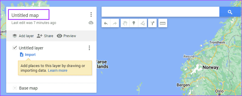 how-to-create-and-manage-maps-in-Google-Drive-4 كيفية إنشاء وإدارة خريطة مخصصة في My Maps وGoogle Drive