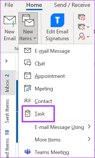 how-to-create-tasks-in-microsoft-outlook-8 5 طرق لإنشاء مهمة في Microsoft Outlook
