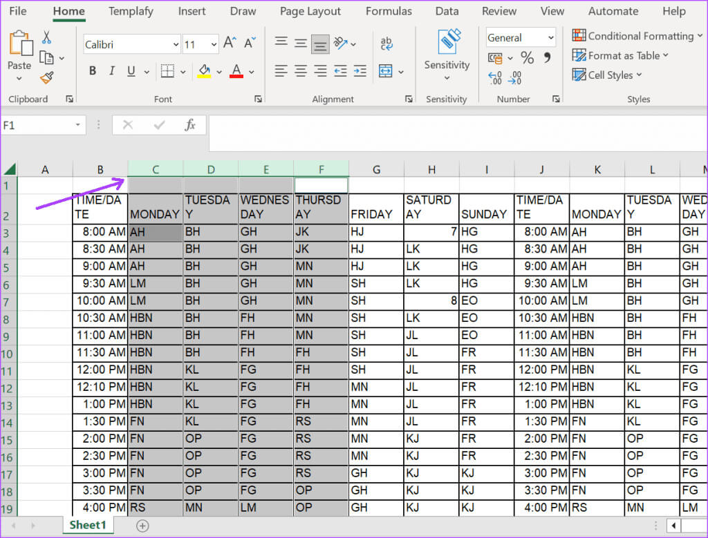 كيفية تجميع وفك تجميع الأعمدة في Microsoft Excel - %categories