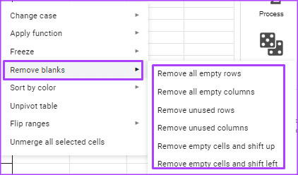 أفضل 3 طرق لتحديد وحذف الخلايا الفارغة في Google Sheets - %categories