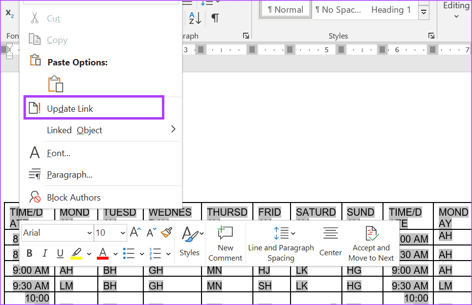 3 طرق لإدراج جدول بيانات Excel في مستند Word - %categories