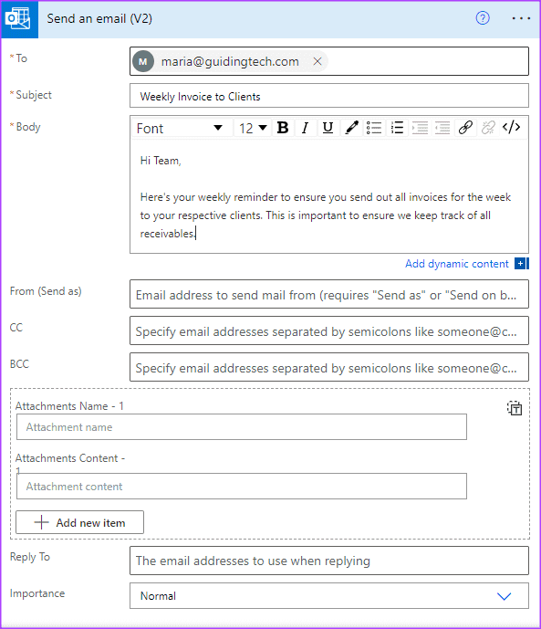how-to-send-recurring-emails-outlook-16 كيفية إرسال رسائل البريد الإلكتروني المتكررة في Microsoft Outlook