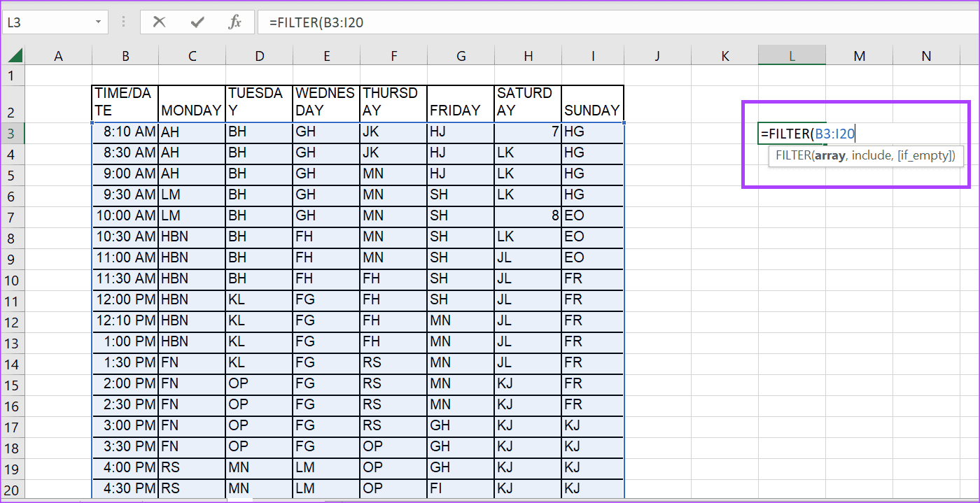 how-to-use-filter-sort-data-function-in-excel-3 كيفية استخدام وظيفة تصفية وفرز البيانات في Microsoft Excel